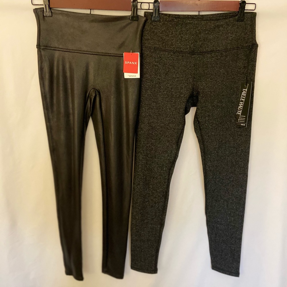 NWT Spanx Leggings & Tallie Haute Leggjngs (small)